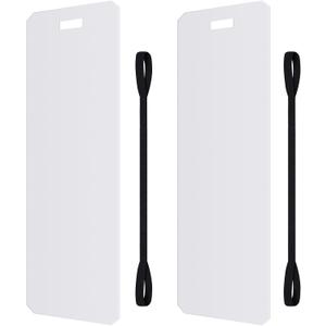 Wenqik 2 Pcs Appliance Sliders for Refrigerators Plastic Appliance Glide with Pull Strap Furniture Moving Slides for Tile Hardwood Floors Protection Glides Easily (48.43 x 8.07 Inches)