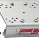 Extreme Max 3005.4428 Aluminum Slider Base with Pre-Drilled Mounting Holes for Crestliner SureMount Gunnel System - 5-5/8" x 5-5/8" Mounting Plate, Silver