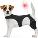 Dog Knee Brace for Back Leg, Dog Leg Brace Fit Middle Dogs for Luxating Patella, Hip Dysplasia, Torn ACL Hind Leg, Ligament Injuries (Middle)