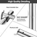 PRIOR FITNESS Premium Dance Pole Removable 45mm Spinning & Static Dancing Pole Heavy-Duty Steel Pole Dancing Pole, Adjustable Height Professional Grade Excellent for Home Exercise Club Gym