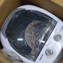 Elevon Mini Spin Dryer Portable Washing Machine, Compact Laundry for Home, Apartment, RV, Gray