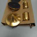 3 pcs Candle Stick Holders， Brass Gold Metal Taper Candle Holders, Vintage Modern Decorative Centerpiece Candlestick Holders for Table Mantel Wedding Housewarming Gift