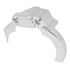 Motorcycle Engine Interface Cover Fit for Harley Softail 2018-2024 (Excludes Fat Boy Breakout FXDR) Aluminum Transmission Shroud Chrome