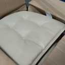 Klear Vu Omega Non-Slip Chair Cushions, Assembled in USA, U-Shaped Skid-Proof Seat Pads for Dining, Kitchen, Office, 15"x16", 2 Pack, Taupe