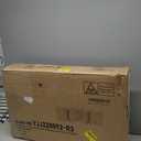 Freestanding Pet Gate with Door, Tall Dog Gate for House, Extra Wide, Pet Puppy Safety Fence, Support Feet Included, 120 Inch Wide, 6 Panels 32" Tall, Gray