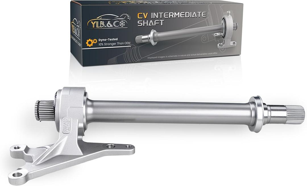 44500-SJK-J00 CV Intermediate Shaft Compatible with Honda Odyssey Pilot EX 2005 2006 2007, Replaces 44500SJKJ00 Axle Half Shaft Assembly