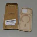 SUPFINE Magnetic for iPhone 17 Pro Case (Compatible with MagSafe)(Military Grade Drop Protection)(Camera Protection) Translucent Matte Shockproof Phone Cover,Desert Gold