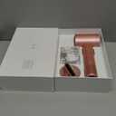 Cordless Ionic Hair Dryer with Digital Screen, 4 Mode Charging Blow Dryer with Magnetic Nozzle, Travel Hair Dryer for Women Kids Outdoor Camping Beaches (Pink)