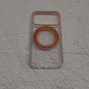 TORRAS 360 Magnetic Stand for iPhone 17 Pro Max Case, [Fit for MagSafe] [4X Military-Grade Protection] Slim Case for iPhone 17 Pro Max 6.9" 2025, Clear-Orange, Ostand O3 Fitness Series