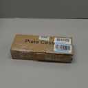 2" Caster Wheels Set of 4, Heavy Duty Casters with Brake, No Noise Locking Polyurethane (PU) Wheels, Swivel Plate Castors Pack 4