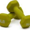 Amazon Basics Neoprene Dumbbell Hand Weights for Exercise and Muscle Toning