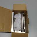 Toilet Paper Holder with Shelf,Flushable Wet Wipes Dispenser for Bathroom,Toilet Paper Holder with Storage, Stainless Steel Wall Mount -Self Adhesive or Drilling (Large,Black)