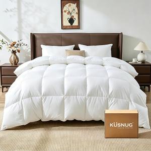 Oeko-TEX Goose Down Feather Fibers Comforter Super King Size
