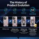 Camera Stand Case for iPhone 16E, [Compatible with Mag Safe] [Lens Cover] 2024 Version Military Grade Protective Soft Case for iPhone 16E 6.3 inch Men Women, Pink