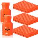 Wettarn 100 Pcs Halloween Bubbles for Kids 1.77 inch Mini Pumpkin Bubbles Bulk Kids Halloween Party Favors Toys Accessory Goodies Bag Fillers for Classroom Awards Outdoor