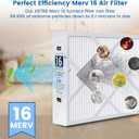 2 Pack X8788 Filter 20x26x5 Furnace Air Filter Replacement, Compatible with Lennox 8788 and Pureair PCO20-28 Air Cleaner, MERV 16 Filter