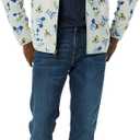 Amazon Essentials Disney | Marvel | Star Wars Men's Polar Fleece Full-Zip Mock Jackets (Medium, Mickey and Friends)
