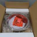 Elevated Dog Bowls for Large Dogs, Raised Dog Bowl Stand with Two X-Large Stainless Steel Bowls for Dogs, 3.5L Capacity, Rustic Brown