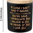 BFJLIFE Candles Gifts for Him Men Romantic Unique Fathers Day Christmas Anniversary Birthday Gifts for Husband Boyfriend Him Men Stocking Stuffers Novelty Lavender Scented Soy Candle