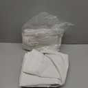 DaysU Ivory Linen Curtains 84 Inch Length 2 Panels Set Semi Sheer Light Filtering Privacy Added Living Room Bedroom (54"W x 84"L (Pack of 2))