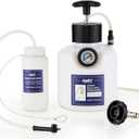 Orion Motor Tech Pressure Bleeder, 2.5L Brake Pressure Bleeder with 50.7mm Adapter, 2.6qt Manual Power Brake Bleeder with 500mL Brake Bleeder Bottle Compatible with Ford Subaru Nissan Infinity