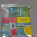 60PCS Travel Size Fruit Mouthwash, Mouthwash Set for Oral Care, Bad Breath, Alcohol-Free, Travel Size Mouth wash(A)