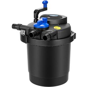 VIVOHOME Pressurized Biological Pond Filter, 1840GPH Suitable for Koi Ponds up to 1000 Gallons or Ornamental Ponds up to 2100 Gallons (1840 GPH)
