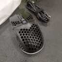 SOLAKAKA SM600 Honeycomb Shell Gaming Mouse Wireless,Tri-Modes BT/2.4G Wireless/Type-C Wired Gamer Mouse with 2 Side Buttons, Macro Programmable and RGB Light for PC/Mac/Laptop,Black