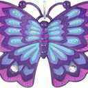 Hallmark Keepsake 1" Miniature Christmas Ornament, Mini Little Purple Butterfly, Metal