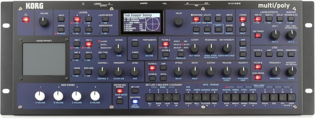 Korg Multi/Poly Analog Modeling Synthesizer Module