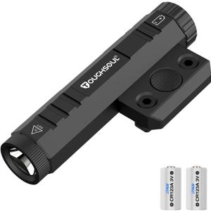 TOUGHSOUL Mlok Flashlight 1450 Lumen with Momentary Strobe Function Light Replaceable Batteries Included