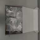 Amerdeco 10 Pack Matte Black Cabinet Knobs 1.46 Inch(37mm) Single Hole Cabinet Handles Rectangle Dresser Knobs Drawer Knobs and Pulls for Bathroom Cabinets