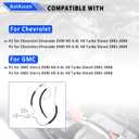 Power Steering Pressure Hose Diesel Return Hydroboost Compatible for Sierra Silverado 2500 3500 2001-2006 6.6L V8 Turbo 2001-2006 Replace OE Part#3401260 3401271 3401941 365453 358980