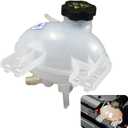 68289857AA Engine Coolant Reservoir Tank with Cap Compatible with 2017-2022 Jeep Compass 2.4L, 2015-2021 Jeep Renegade 1.3L 1.4L 2.4L, 2016-2018 Fiat 500X 2.4L Replaces# 603-841, 68327756AA