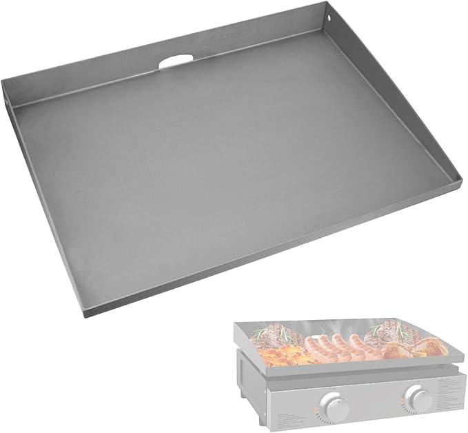 Flat Top Tabletop Griddle Replacement Top for Blackstone 22" Flat Top Grill 1666 1895 2203 2304, Griddle Top Replacement Parts for 22 Inch Blackstone with Rear Grease System & Handy Handle