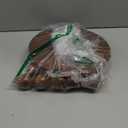 Round Side Table for Small Spaces, Drink Table with Oak Wood Pedestal, Modern End Table Nightstand for Living Room, Bedroom, Office, and Corners, Tool-Free Assembly, Brown