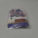 4E's Novelty 24 Pcs Patriotic Hanging Decorations, 6 Pcs Hanging Patriotic Banner Paper Fans Red White Blue Decor with Star Streamer, American Independence Day Sign with USA Flag Indoor Outdoor Decor