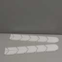 2 Pack Christmas Card Holder Display, Adjustable Holiday Card Holder Organizer, Holds up to 20 Greeting Birthday Cards for Tabletop Shelf Desk Mantel or Decorations