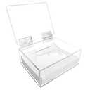 Earth Breeze Laundry Detergent Sheets Organizer - Clear Acrylic Dispenser with Lid for Laundry Room