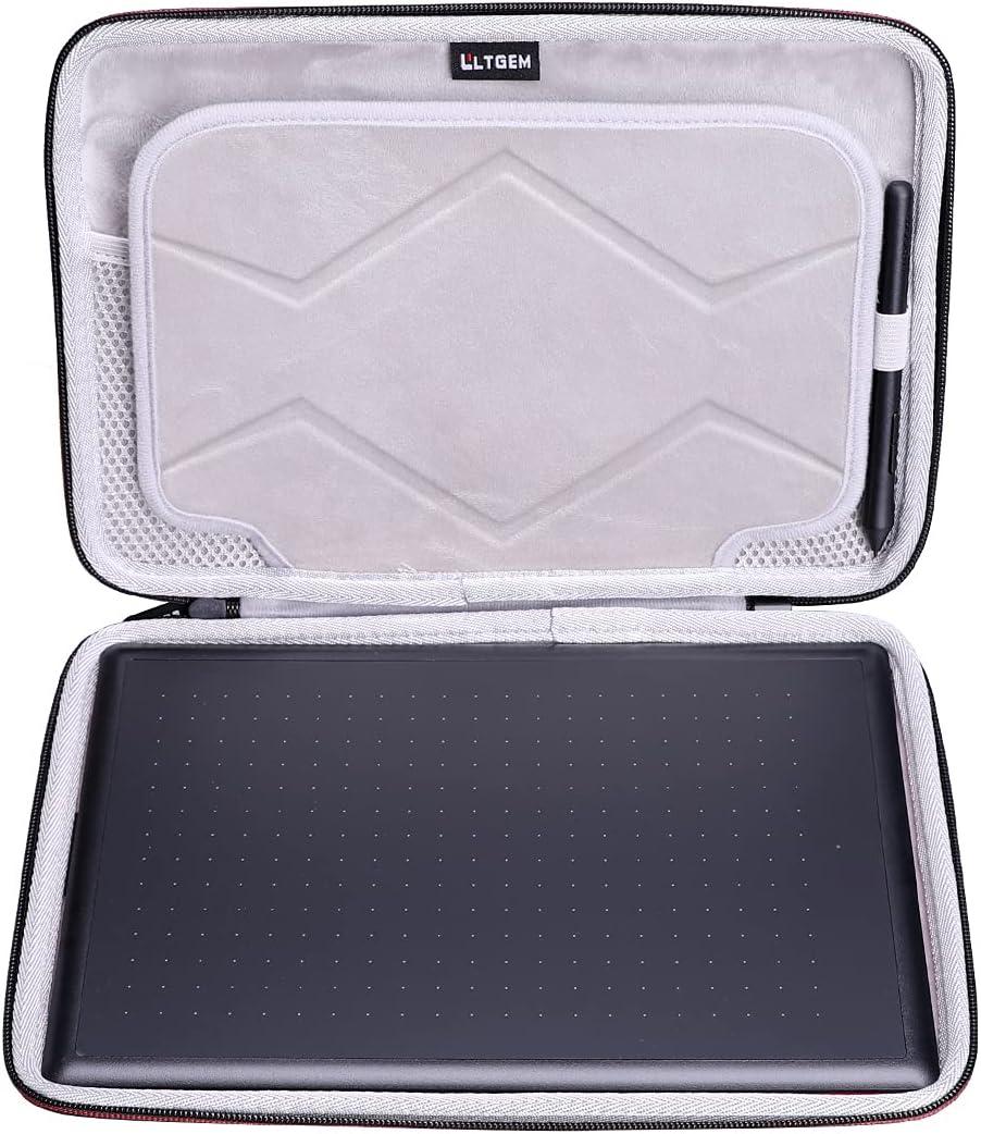 LTGEM Tablet Case for One by Wacom Medium Graphics Drawing Tablet fits Model # CTL672K1A - Hard Protective Cases for Travel and Home Storage (5.for Wacom CTL672K1A)