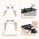 Relefree laundry hamper 3 section,180L large laundry basket for laundry sorting,Clothes Hamper with 3 Removable Bags,laundry hamper with lid, ideal for Bedroom,Bathroom,Dorm,Laundry Room,Grey