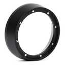 51mm Espresso Dosing Funnel with Magnetic | Compatible with CASABREWS 51mm Portafilter | Sits On the Outside of the Portafilter | Black
