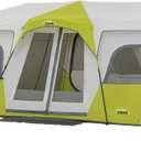 CORE Instant Cabin Tents | 6 Person / 9 Person / 10 Person / 12 Person Family Cabin Multi Room Pop Up Tents Car Camping | Included Storage Pockets for Camping Accessories