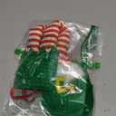 Elf Leg Decoration for Trunk 19.3 * 9.8 inches,2025 Christmas Car Decoration |Stuffed elf Legs for Car Decor with Flexible Coil, Xmas Elf Feet Accessories for Indoor and Outdoor (Green F2F)