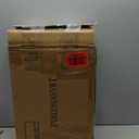 RUSTOWN Farmhouse Rustic Medicine Cabinet with Two Barn Door,Wood Wall Mounted Storage Cabinet with Adjustable Shelf and Towel Bar, 3-Tier Cabinet for Bathroom, Living Room(Vintage White)