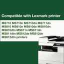 52D0Z00 Imaging Unit Replacement for Lexmark 520Z 52D0Z00 Drum Unit Compatible for Lexmark MS810 MS811 MS710 MS711 MS812 MX710 MX810 MX811 MX812 Printer