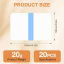 Body Lifting Patches for Legs/Abdomen/Buttocks & Arms Skin Tightening Waterproof Tape Sagging Skin Tape for Women Say Goodbye to Sagging Skin 2026 New Transparent Anti-Friction Patch 20PS (White)
