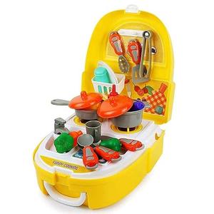 Ramus Best of The Toys Little Chef Cooking Backpack Kitchen Set Pretend Play Toys for Girls with Suitcase Carry Case with Accessories Pretend Play(Multicolor)