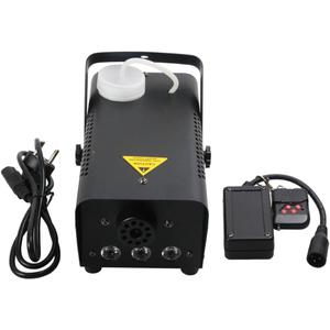 Mini Portable Remote RGB LED 500W Fog Machine DJ Show Stage Smoke Fogger Equipment RGB500