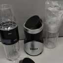 Ganiza Smoothie Blender, 900W Blenders for Shakes and Smoothies, 15-Piece Personal Blender and Grinder Combo for Kitchen, Smoothies Maker with 4 BPA-Free Portable Cup, Nutritious Recipe (Black)